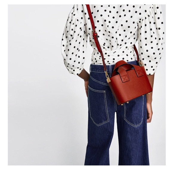 Zara Handbags - ZARA MINI RED TOTE